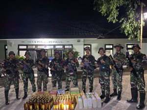 SATGAS PAMTAS RI-RDTL SEKTOR BARAT POS BAEN BERHASIL GAGALKAN PENYELUNDUPAN ILEGAL DI PERBATASAN RI-RDTL
