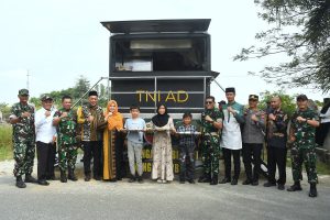Kodam I/BB Berikan Makanan Sehat dan Bergizi kepada 250 Anak Panti Asuhan dan Kaum Dhuafa di Tanjung Morawa