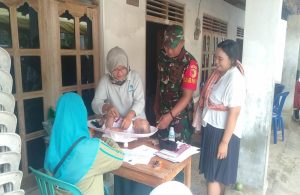 Cegah Stunting, Babinsa Kelurahan Kaulon Ajak Warga Manfaatkan Posyandu