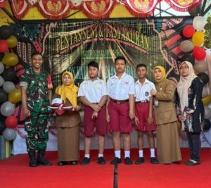 Acara Perpisahan Kelas 6 SDN Kaliasin V / 284 Surabaya di meriahkan  Pentas Seni dan Tasyakuran