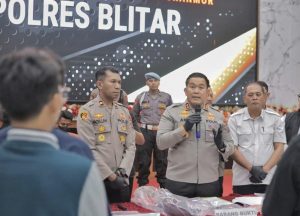 Satreskrim Polres Blitar Berhasil Bekuk Residivis C3 Curas, Curat, Curanmor Beserta Komplotan dan Ungkap 18 Kasus
