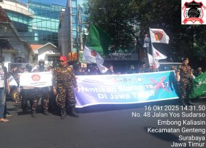Santri Jatim Geruduk Trans7, Boikot Siaran!